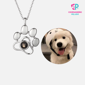 Set De Collar Y Pulsera Personalizados Con Huella Y Foto De Tu Mascota